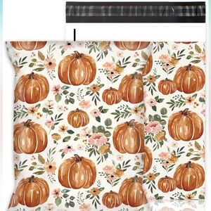 Pumpkin Floral poly mailers (20)